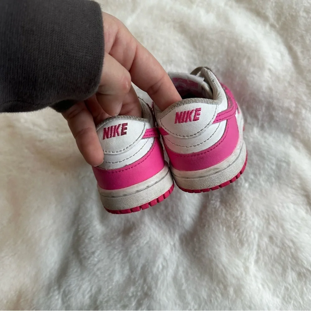 Nike Dunk Low Fuscia Toddler Size 7C